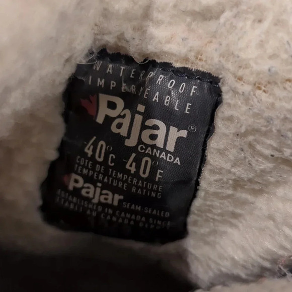 Pajar Marcel Waterproof Winter Boots Navy Unisex size 1 Youth - Picture 5 of 9